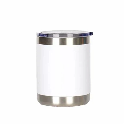 Tumbler kopi stainless steel dinding ganda 10oz