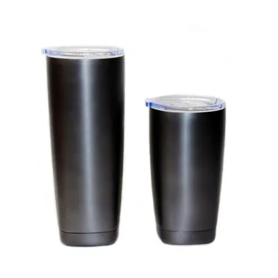 Tumbler 550ml dengan sekrup di tutup dan bagian bawah persegi