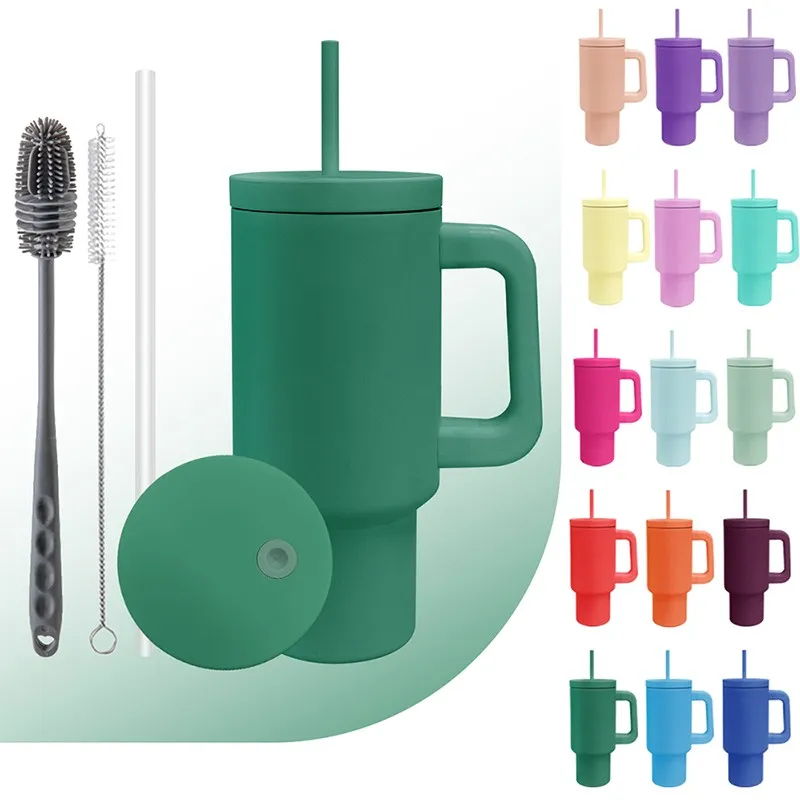 Travel Coffee Mug dengan pegangan yang dapat dilepas 40oz